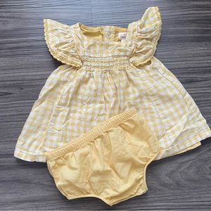 Adorable Pre-Owned Baby Cat & Jack Plaid Dress (3-6 months)